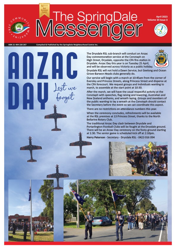messenger cover for april 2023